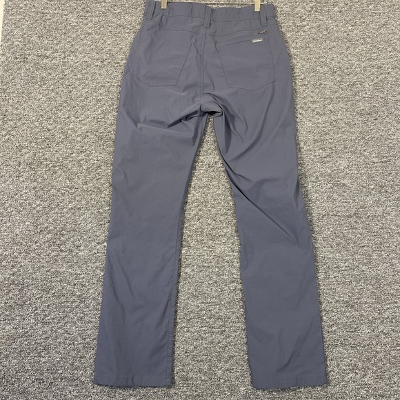 Men's Nylon Stretch Water Repellent Pants 32x32‎ Eddie Bauer Blue Outdoor Golf - Picture 2 of 12